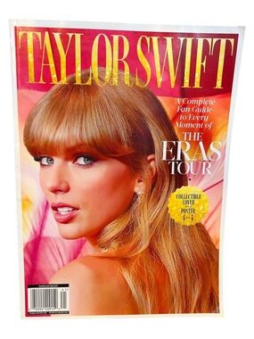Taylor Swift The Eras Tour Collectible Fan Guide Magazine Poster Attached